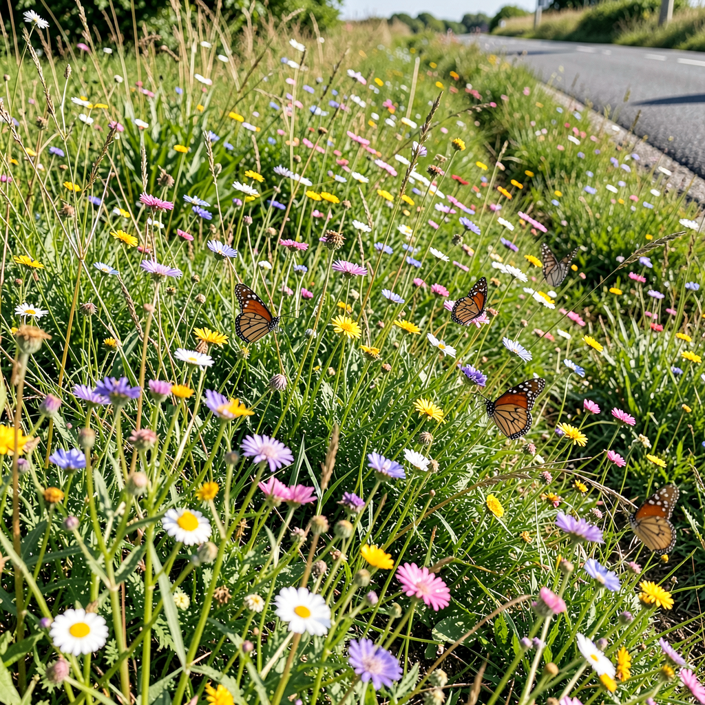 Torfaen biodiversity rises 92% after reduced mowing scheme